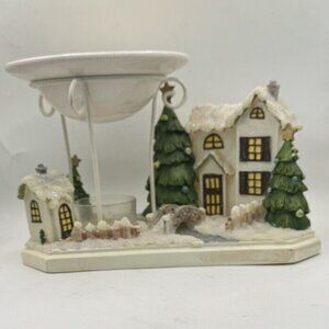 YANKEE CANDLE Winter Village #1157242 Tea Light Tart Warmer Christmas Holidays
